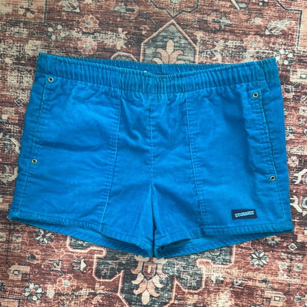 Vintage Stubbies - Blue Corduroy Shorts